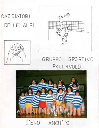 Celebrazione squadra di volley